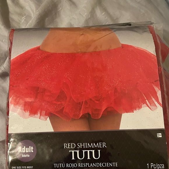 Red glitter tutu - Picture 2 of 4
